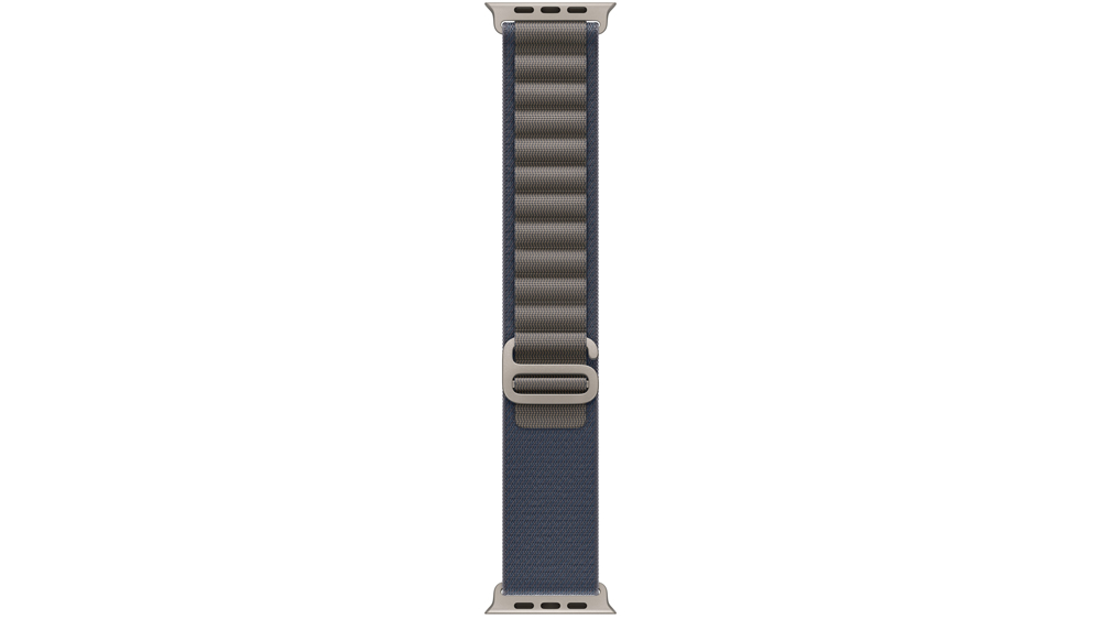 Výměnný řemínek pro hodinky apple Alpin Loop Medium Blue 49 mm